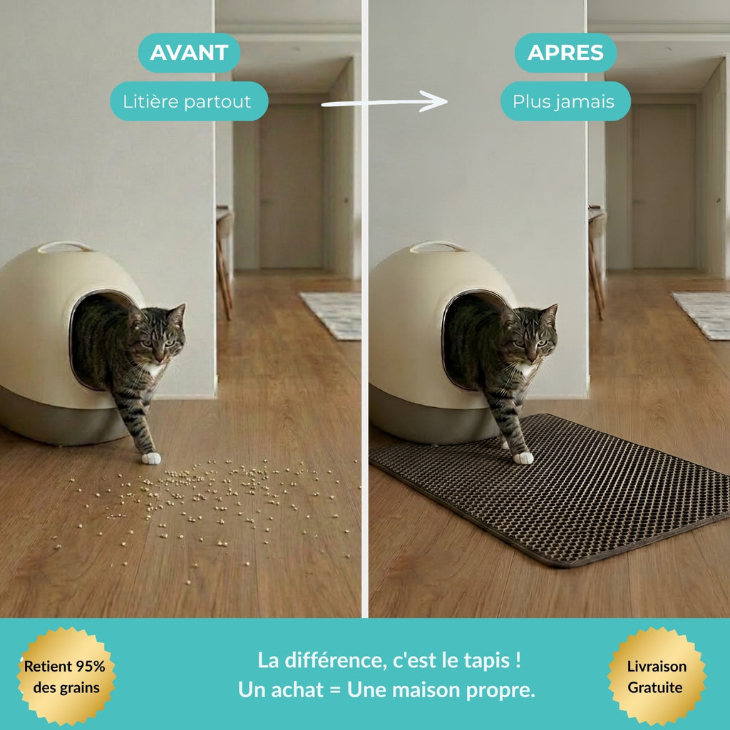 Tapis Litière Anti-Grain